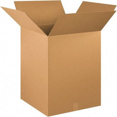 Made in USA - 20" Wide x 20" Long x 26" High Rectangle Corrugated Shipping Box - 1 Wall, Kraft (Color), 65 Lb Capacity - Eagle Tool & Supply