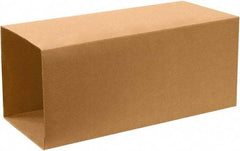 Made in USA - 24" Wide x 24" Long x 40" High Rectangle Telescoping Box - 1 Wall, Kraft (Color), 65 Lb Capacity - Eagle Tool & Supply