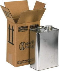 Made in USA - 4-5/16" Wide x 6-3/4" Long x 10-3/8" High Rectangle Corrugated Shipping Box - 2 Walls, Kraft (Color), 120 Lb Capacity - Eagle Tool & Supply