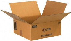 Made in USA - 10-1/4" Wide x 10-1/4" Long x 6-3/16" High Rectangle Corrugated Shipping Box - 1 Wall, Kraft (Color), 95 Lb Capacity - Eagle Tool & Supply