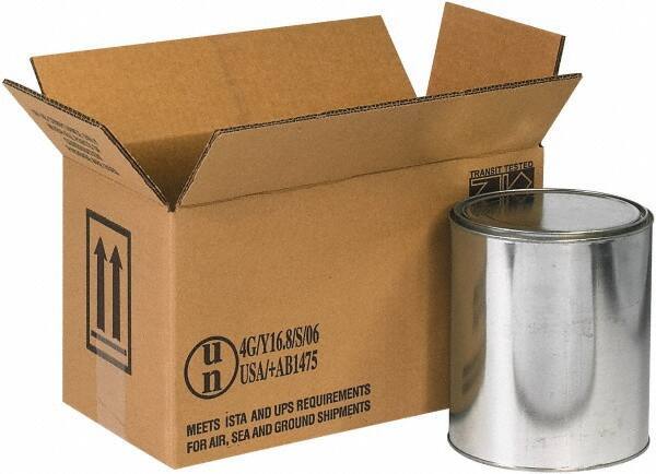 Made in USA - 6-7/8" Wide x 14-1/8" Long x 7-7/8" High Rectangle Corrugated Shipping Box - 2 Walls, Kraft (Color), 95 Lb Capacity - Eagle Tool & Supply