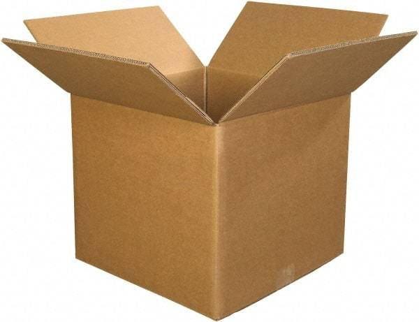 Made in USA - 24" Wide x 24" Long x 24" High Square Heavy Duty Corrugated Box - 3 Walls, Kraft (Color), 280 Lb Capacity - Eagle Tool & Supply