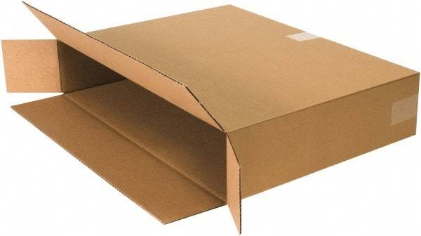 Made in USA - 6" Wide x 24" Long x 18" High Rectangle Corrugated Shipping Box - 1 Wall, Kraft (Color), 95 Lb Capacity - Eagle Tool & Supply