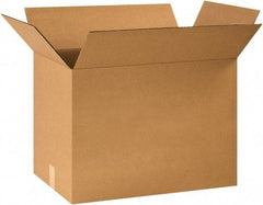 Made in USA - 16" Wide x 24" Long x 18" High Rectangle Corrugated Shipping Box - 1 Wall, Kraft (Color), 65 Lb Capacity - Eagle Tool & Supply