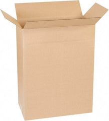Made in USA - 13" Wide x 24" Long x 31" High Rectangle Multi-Depth Box - 1 Wall, Kraft (Color), 65 Lb Capacity - Eagle Tool & Supply