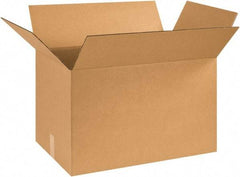 Made in USA - 16" Wide x 25" Long x 16" High Rectangle Corrugated Shipping Box - 1 Wall, Kraft (Color), 65 Lb Capacity - Eagle Tool & Supply