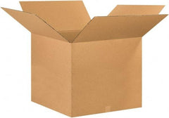 Made in USA - 26" Wide x 26" Long x 20" High Rectangle Corrugated Shipping Box - 1 Wall, Kraft (Color), 65 Lb Capacity - Eagle Tool & Supply