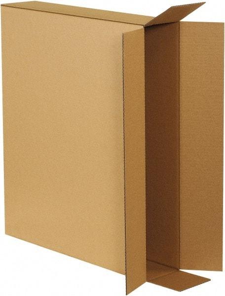 Made in USA - 6" Wide x 30" Long x 30" High Rectangle Corrugated Shipping Box - 1 Wall, Kraft (Color), 95 Lb Capacity - Eagle Tool & Supply