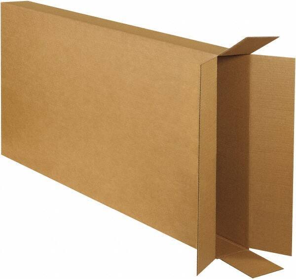Made in USA - 6" Wide x 28" Long x 52" High Rectangle Corrugated Shipping Box - 1 Wall, Kraft (Color), 65 Lb Capacity - Eagle Tool & Supply