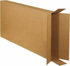 Made in USA - 6" Wide x 28" Long x 52" High Rectangle Corrugated Shipping Box - 1 Wall, Kraft (Color), 65 Lb Capacity - Eagle Tool & Supply