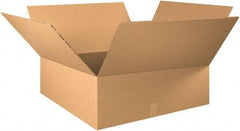 Made in USA - 30" Wide x 30" Long x 12" High Rectangle Heavy Duty Corrugated Box - 2 Walls, Kraft (Color), 100 Lb Capacity - Eagle Tool & Supply