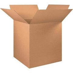 Made in USA - 35" Wide x 36" Long x 40" High Rectangle Corrugated Shipping Box - 1 Wall, Kraft (Color), 65 Lb Capacity - Eagle Tool & Supply