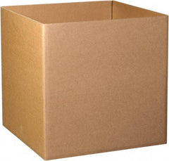 Made in USA - 48" Wide x 48" Long x 48" High Rectangle Heavy Duty Corrugated Box - 3 Walls, Kraft (Color), 280 Lb Capacity - Eagle Tool & Supply