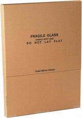 Made in USA - 4-1/16" Wide x 37-5/16" Long x 31" High Rectangle Moving Boxes - 1 Wall, Kraft (Color), 65 Lb Capacity - Eagle Tool & Supply
