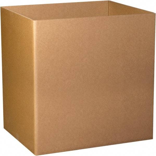 Made in USA - 40" Wide x 48" Long x 24" High Rectangle Heavy Duty Corrugated Box - 3 Walls, Kraft (Color), 280 Lb Capacity - Eagle Tool & Supply