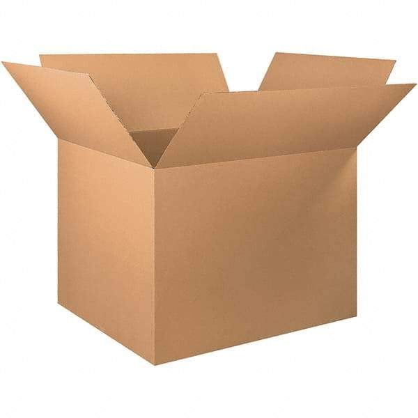 Made in USA - 40" Wide x 48" Long x 36" High Rectangle Corrugated Shipping Box - 1 Wall, Kraft (Color), 65 Lb Capacity - Eagle Tool & Supply