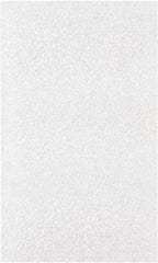 Made in USA - 3 x 5", Flush Cut Foam Pouches - White - Eagle Tool & Supply