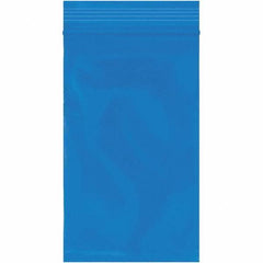 Value Collection - 3 x 5", 2 mil Reclosable Polybags - Blue - Eagle Tool & Supply