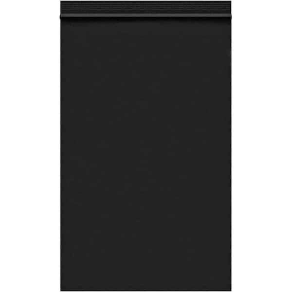 Value Collection - 5 x 8", 2 mil Reclosable Polybags - Black - Eagle Tool & Supply