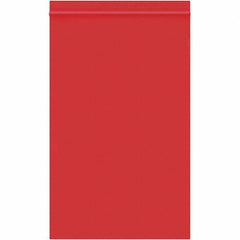 Value Collection - 5 x 8", 2 mil Reclosable Polybags - Red - Eagle Tool & Supply