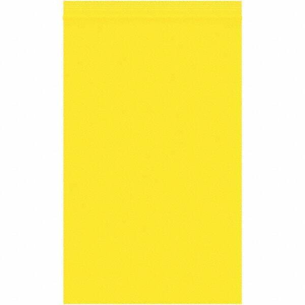 Value Collection - 5 x 8", 2 mil Reclosable Polybags - Yellow - Eagle Tool & Supply