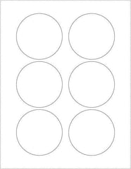 Tape Logic - 3" Long, White Paper Laser Label - For Laser Printers - Eagle Tool & Supply