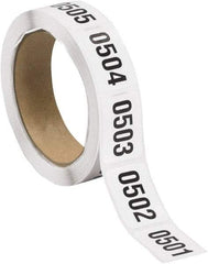 Tape Logic - 1-1/2" Long, Black/White Paper Inventory Labels - For Multi-Use - Eagle Tool & Supply