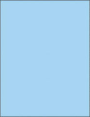 Tape Logic - 11" Long, Pastel Blue Paper Laser Label - For Laser Printers - Eagle Tool & Supply