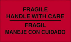 Tape Logic - 5" Long, Fluorescent Red Paper Shipping Label - For Multi-Use - Eagle Tool & Supply