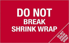 Tape Logic - 5" Long, Red/White Paper Shipping Label - For Multi-Use - Eagle Tool & Supply