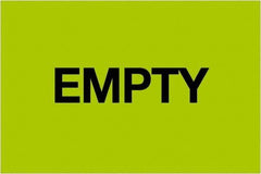 Tape Logic - 3" Long, Fluorescent Green Paper Inventory Labels - For Multi-Use - Eagle Tool & Supply