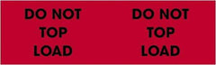 Tape Logic - 10" Long, Fluorescent Red Paper Shipping Label - For Multi-Use - Eagle Tool & Supply