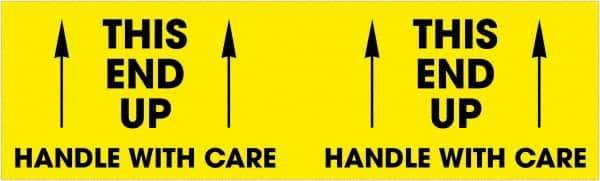 Tape Logic - 10" Long, Fluorescent Yellow Paper Shipping Label - For Multi-Use - Eagle Tool & Supply