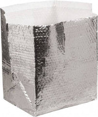 Made in USA - 12" Long x 10" Wide x 9" High x 3/16" Thick Box Liner - Silver, Case - Eagle Tool & Supply