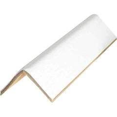 Made in USA - 36" Long x 2-1/2" Wide x 2-1/2" High Edge Guard - White, Pallet - Eagle Tool & Supply