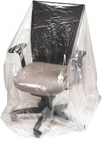 Made in USA - 17" Long x 28" Wide x 142" High Polyethylene Plastic Film - Clear, Roll - Eagle Tool & Supply