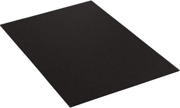 Made in USA - 18" Long x 24" Wide Plastic Sheet - Black - Eagle Tool & Supply