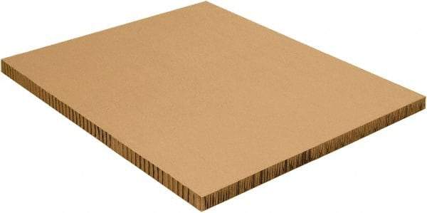 Made in USA - 2" High x 40" Long x 48" Wide Honeycomb Sheet - Kraft - Eagle Tool & Supply
