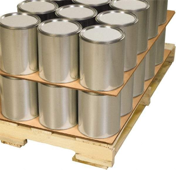 Made in USA - 48" Long x 36" Wide Double-Faced Corrugated Sheet - Kraft - Eagle Tool & Supply