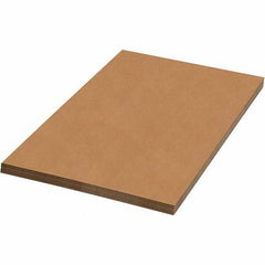 Made in USA - 60" Long x 60" Wide Corrugated Sheet - Kraft - Eagle Tool & Supply