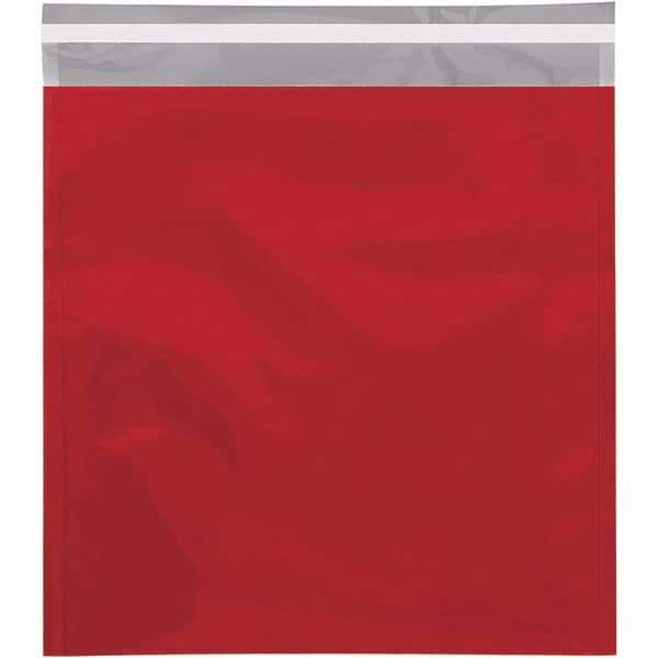 Value Collection - 13" Long x 10-3/4" Wide Peel-Off Self-Seal Metallic Mailer - Red - Eagle Tool & Supply