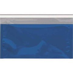 Value Collection - 10-1/4" Long x 6-1/4" Wide Peel-Off Self-Seal Metallic Mailer - Blue - Eagle Tool & Supply