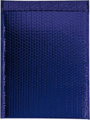Made in USA - 17-1/2" Long x 13" Wide Peel-Off Self-Seal Bubble Mailer - Blue - Eagle Tool & Supply