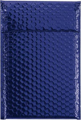 Made in USA - 11" Long x 7-1/2" Wide Peel-Off Self-Seal Bubble Mailer - Blue - Eagle Tool & Supply