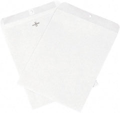 Made in USA - 12" Long x 9" Wide Clasp Envelope - White - Eagle Tool & Supply