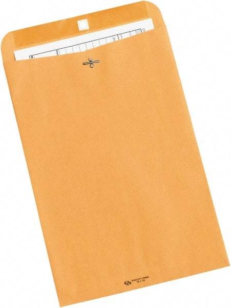 Made in USA - 15" Long x 10" Wide Clasp Envelope - Kraft - Eagle Tool & Supply