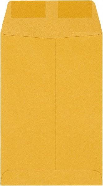 Made in USA - 9" Long x 6" Wide Gummed Flap Brown Kraft Envelope - Kraft - Eagle Tool & Supply