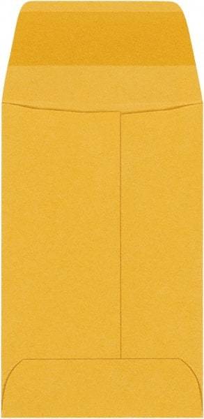 Made in USA - 3-1/2" Long x 2-1/4" Wide Gummed Flap Brown Kraft Envelope - Kraft - Eagle Tool & Supply