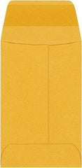 Made in USA - 3-1/2" Long x 2-1/4" Wide Gummed Flap Brown Kraft Envelope - Kraft - Eagle Tool & Supply