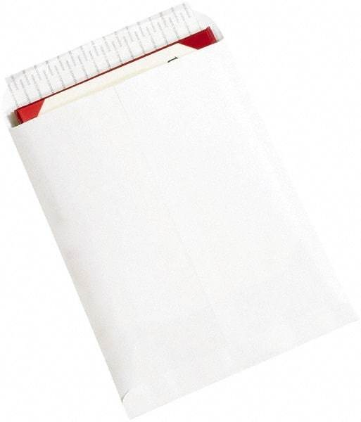 Made in USA - 12-1/2" Long x 9-1/2" Wide Peel-Off Self-Seal White Catalog Envelope - White - Eagle Tool & Supply